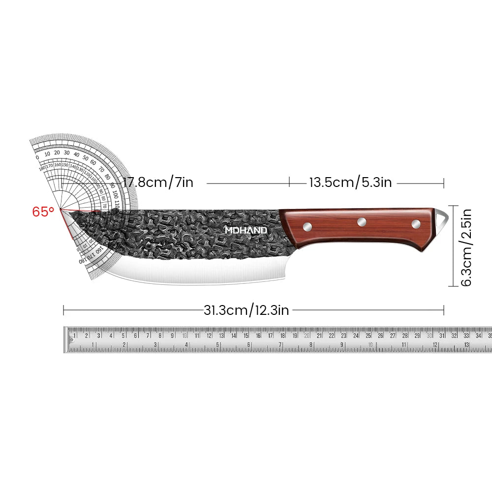 Cleaver Knife Stainless Steel Slicing Multi-purpose Kitchen Chef Knives