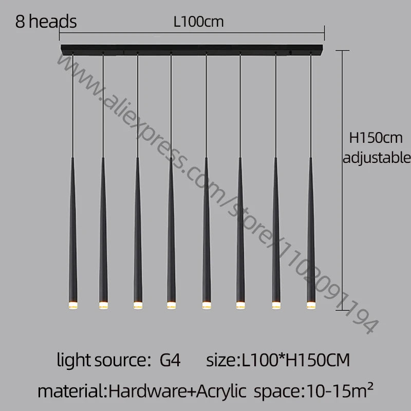 Modern Dining Room Chandelier Minimalist Design Living Room Kitchen Bedroom Light Study Cafe Led Bar Staircase Chandelier