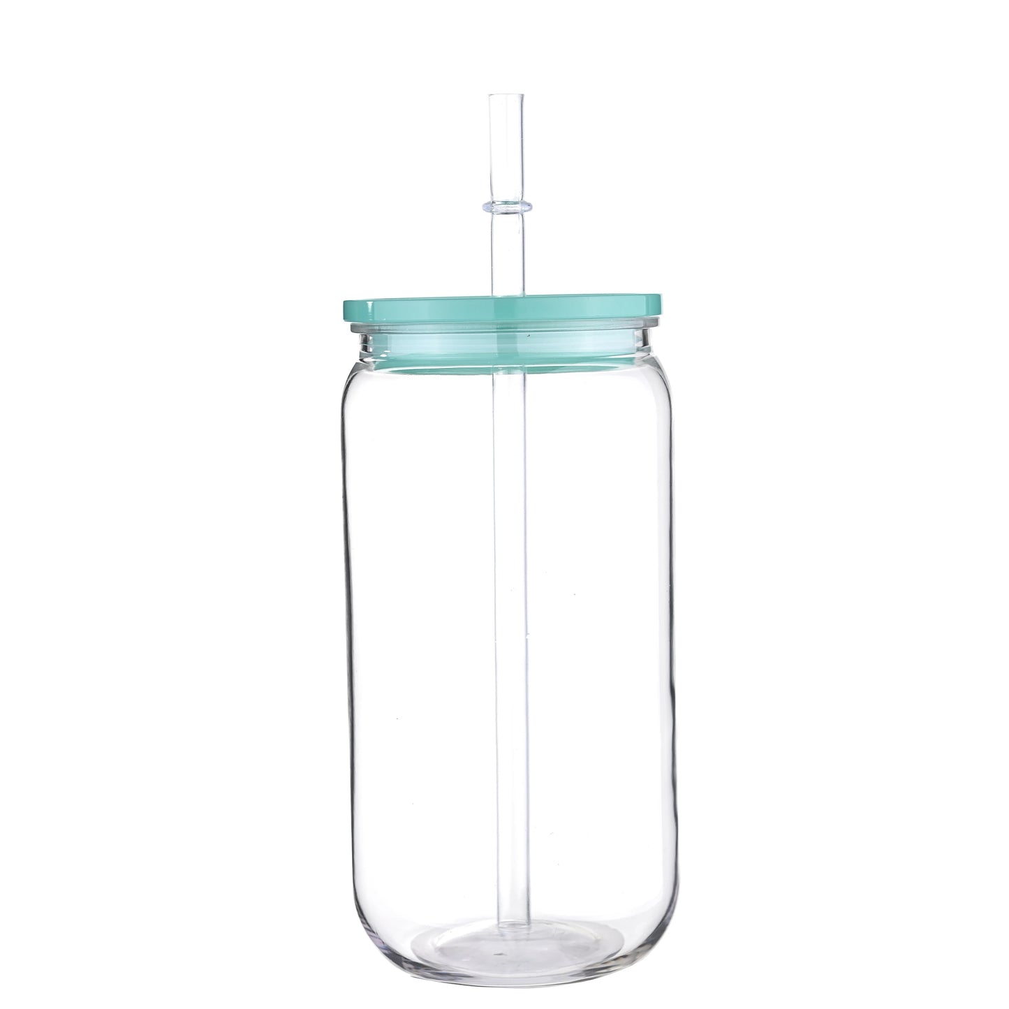 16oz PET Plastic Cups Equipped With Replaceable Colored Lid And Straw