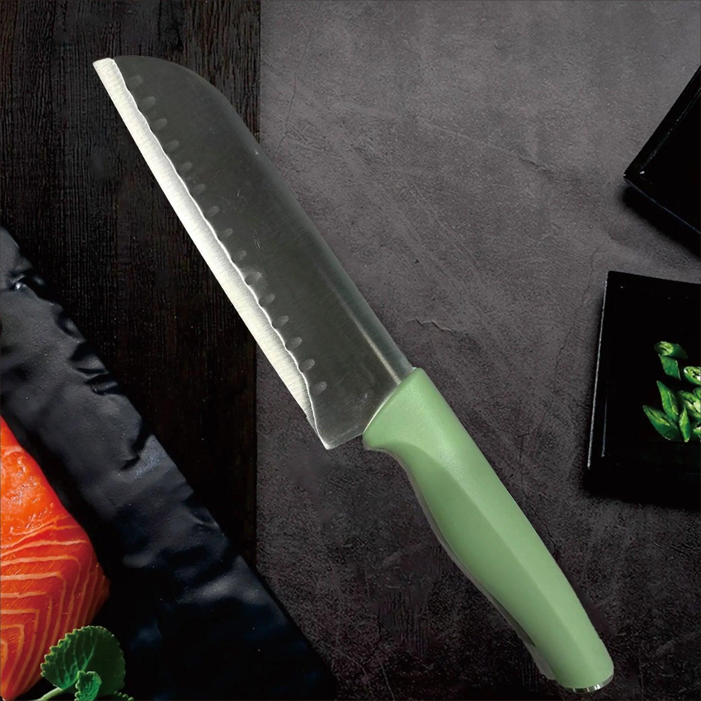 1-19 multi - functional knives, full - set silicone kitchenware, rust - proof kitchen knive,