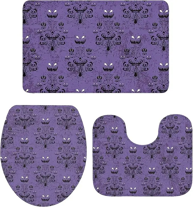 3 PCS Ultra Absorbent Bath Mats Non Slip Bathroom Floor Mats Sofa & Comfortable Bathroom Rug Sets Toilet Seat Cover Pad U Shaped