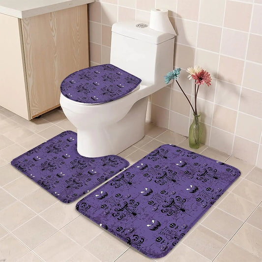 3 PCS Ultra Absorbent Bath Mats Non Slip Bathroom Floor Mats Sofa & Comfortable Bathroom Rug Sets Toilet Seat Cover Pad U Shaped