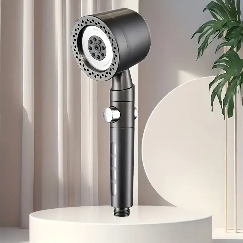 New High Pressure Water Saving Filter Shower Head 5 Modes Handheld Shower Head