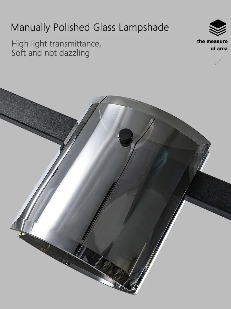 European simple modern creativity restaurant light dining room bar net celebrity bedroom bedside glass small hanging lamps