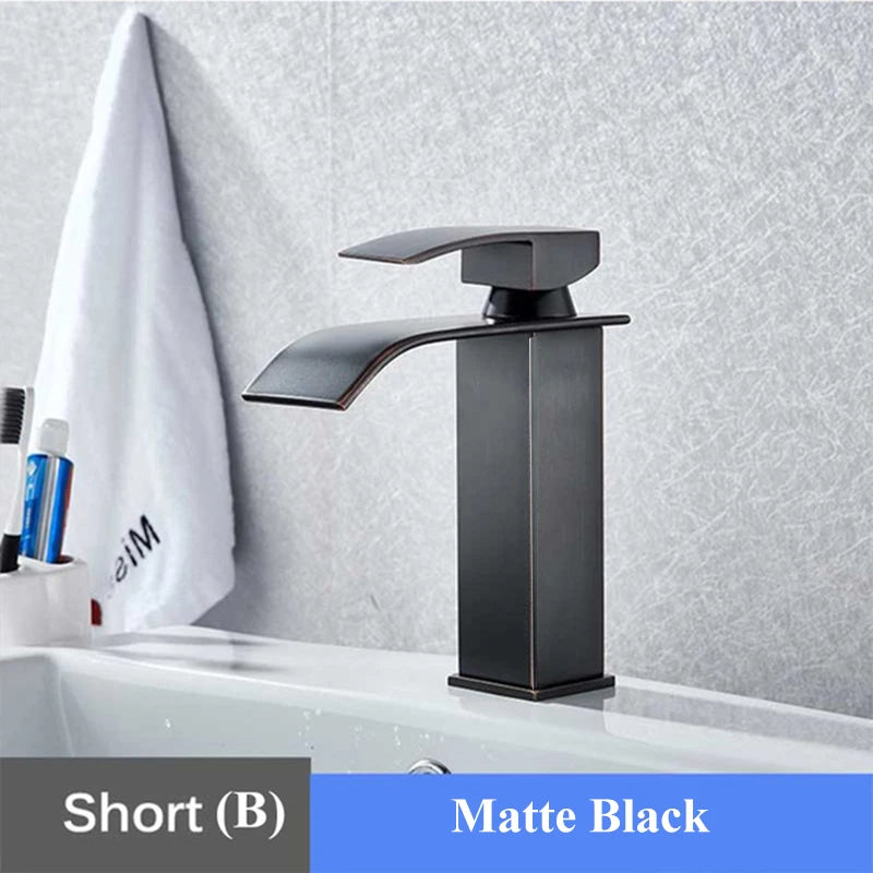 Bathroom sink Faucet Deck Mounted Basin Mixer Faucets Hot Cold Water Faucet Single Handle Washing Vessel Sink Taps Torneira