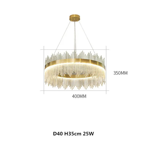 Chandelier Living Room Modern Simple Light Luxury Lighting Dining Room Lamp Hall Pendant Lights Crystal Bedroom Lamp 2025 New