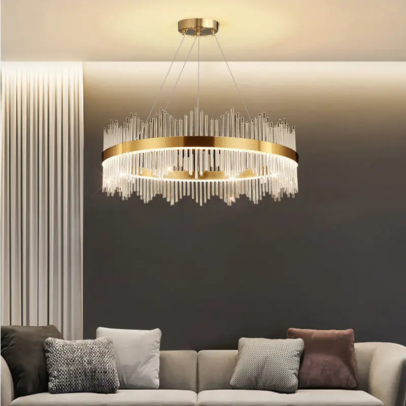 Chandelier Living Room Modern Simple Light Luxury Lighting Dining Room Lamp Hall Pendant Lights Crystal Bedroom Lamp 2025 New