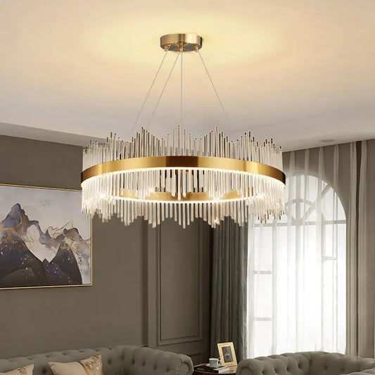 Chandelier Living Room Modern Simple Light Luxury Lighting Dining Room Lamp Hall Pendant Lights Crystal Bedroom Lamp 2025 New
