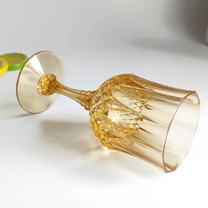 1Pcs Plastic Champagne Flutes Acrylic Champagne Glasses Wine Cups