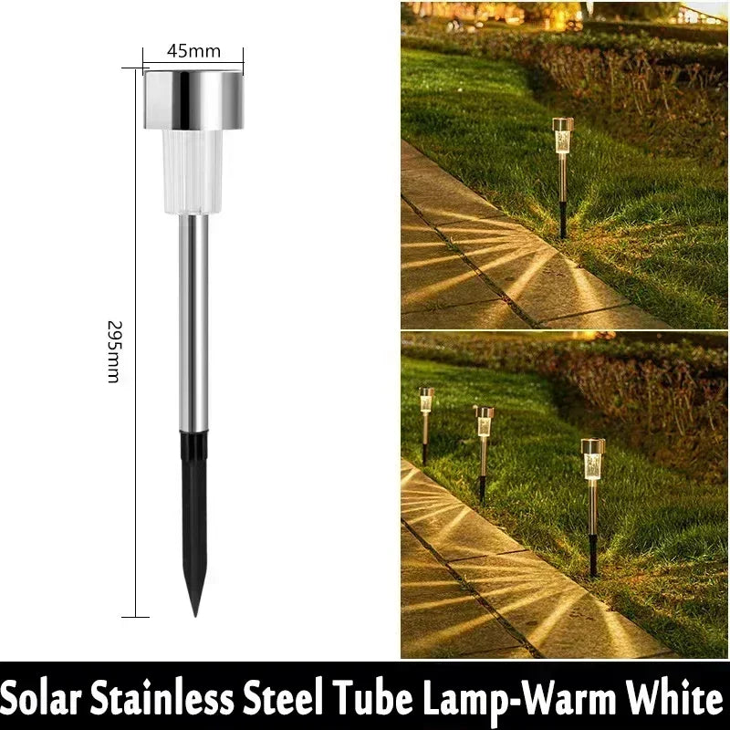 Solar Garden Light Outdoor Solar Powered Lamp Waterproof Landscape Lantern Lighting for Pathway Patio Decorative LED 10/20/30Pcs