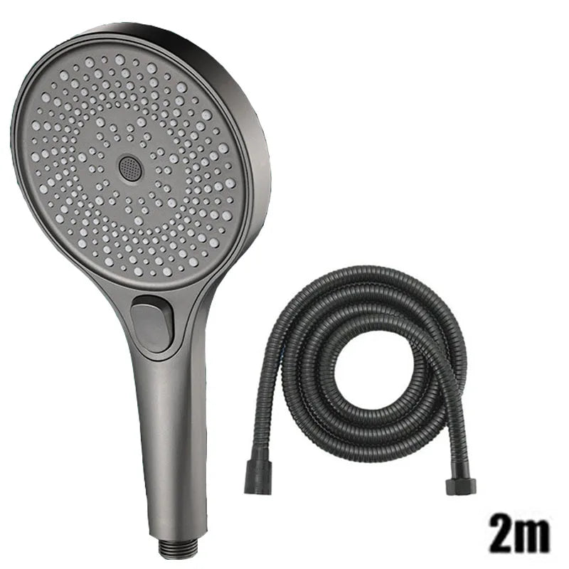 Large screen shower head 3-speed mode portable shower accessories bathroom supplies shower knob complete set