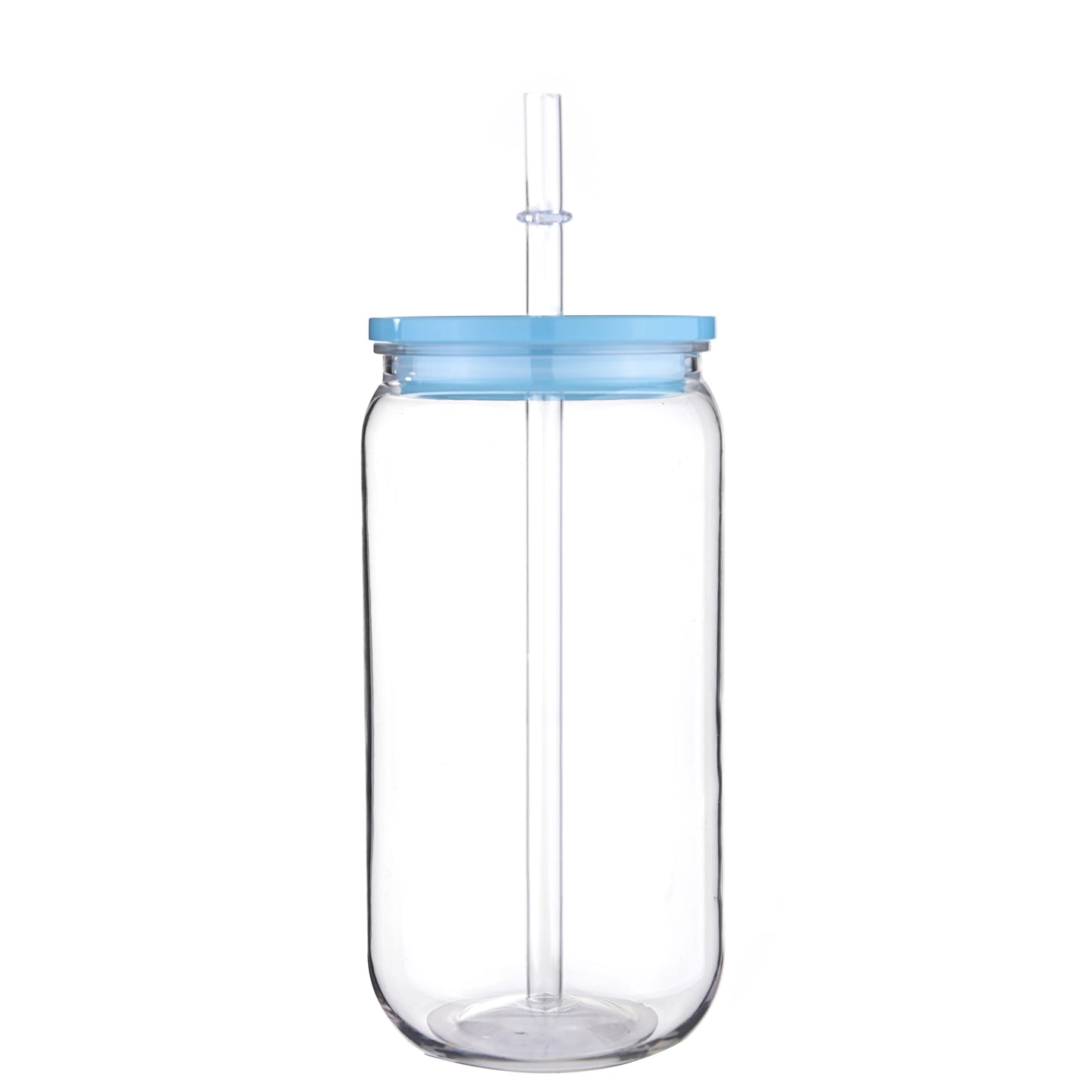 16oz PET Plastic Cups Equipped With Replaceable Colored Lid And Straw
