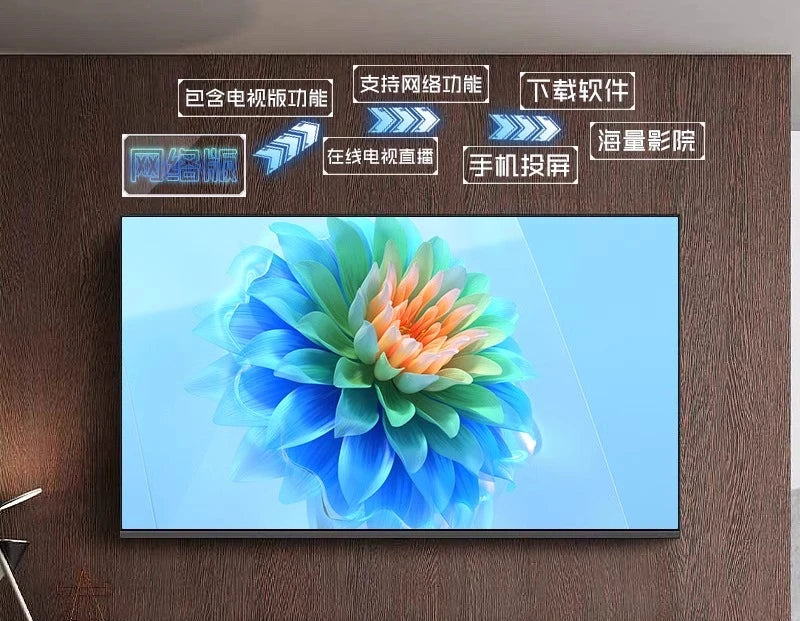 LCD TV 32 43 50 55 60 65 75 80 100 inch Flat Panel Internet Smart