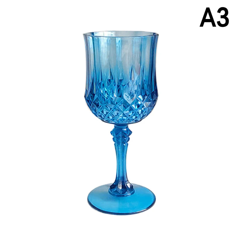 1Pcs Plastic Champagne Flutes Acrylic Champagne Glasses Wine Cups