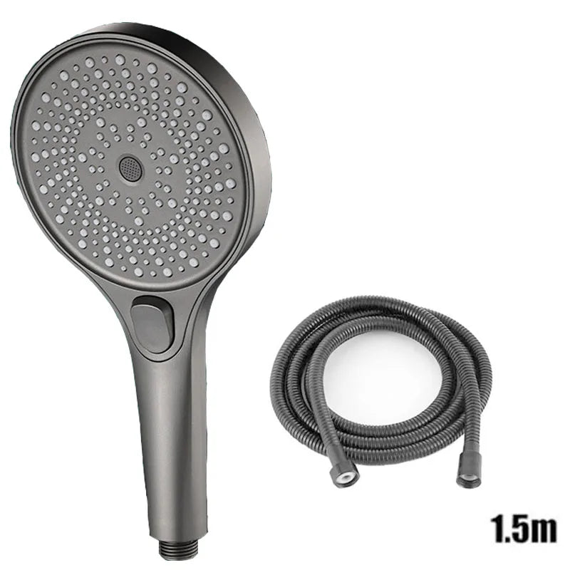 Large screen shower head 3-speed mode portable shower accessories bathroom supplies shower knob complete set