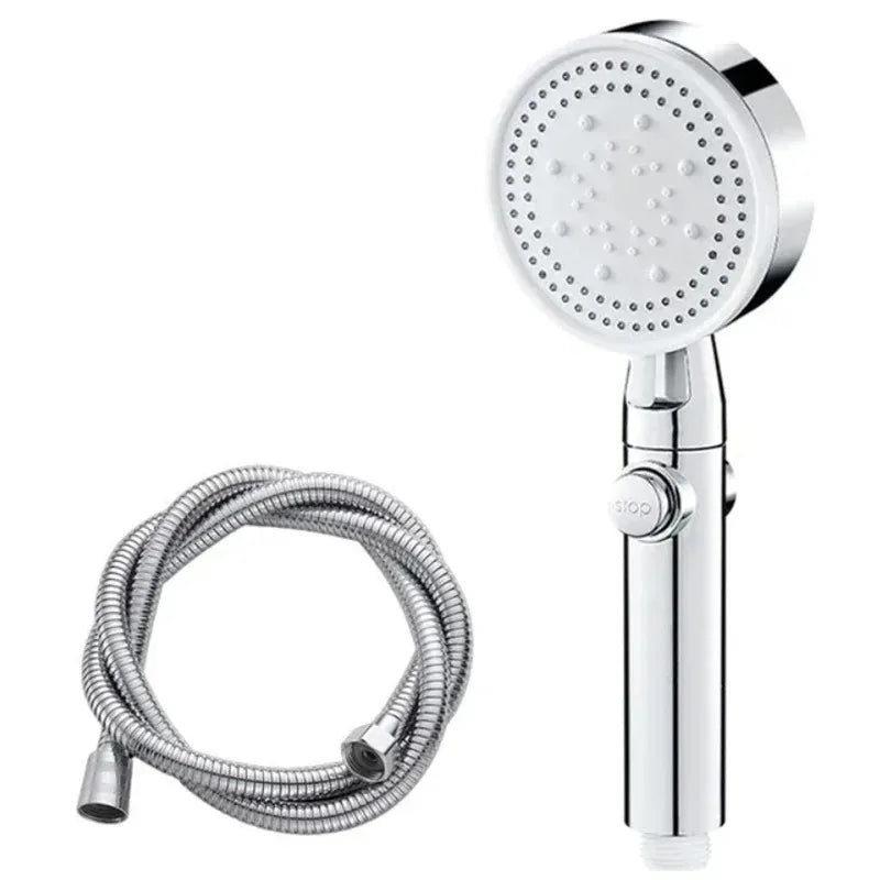 High Pressure Shower Head 5 Modes Adjustable Showerheads Bathroom Accessories with Hose Water Saving