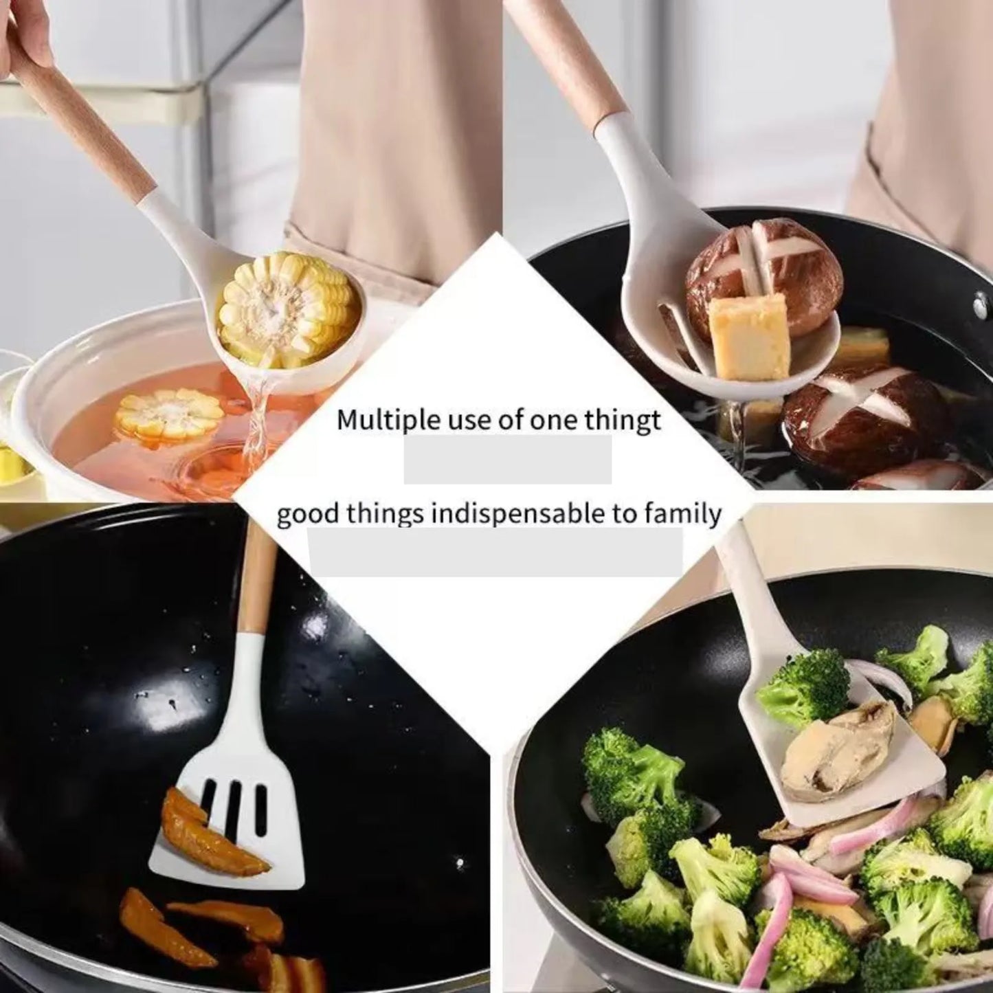 19 sets of kitchen knives with a knife holder, professional high carbon steel stainless steel