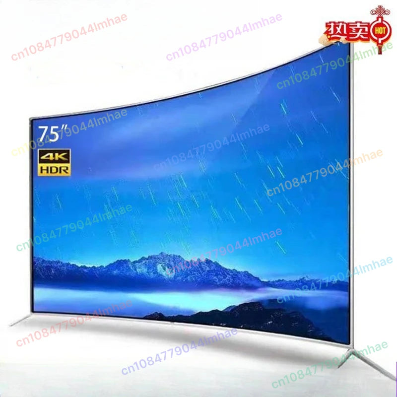 Explosion Proof Curved Smart TV 50 65 75 80 90 100 Inch, Large Screen HD Network LED Television