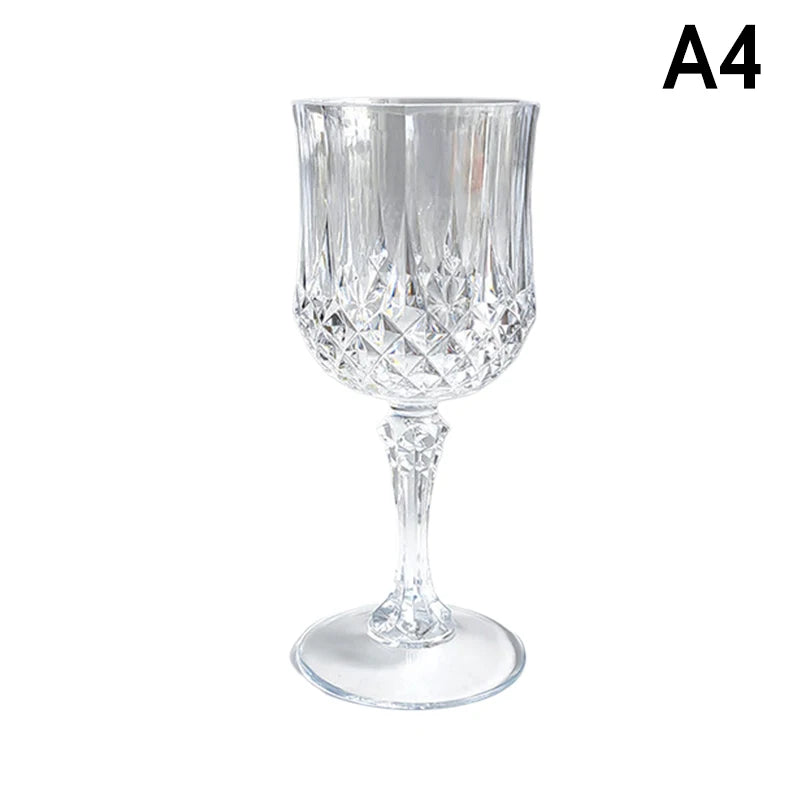 1Pcs Plastic Champagne Flutes Acrylic Champagne Glasses Wine Cups