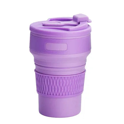 Silicone Folding Water Cup Portable Travel Sports Cup Outdoor Camping Portable