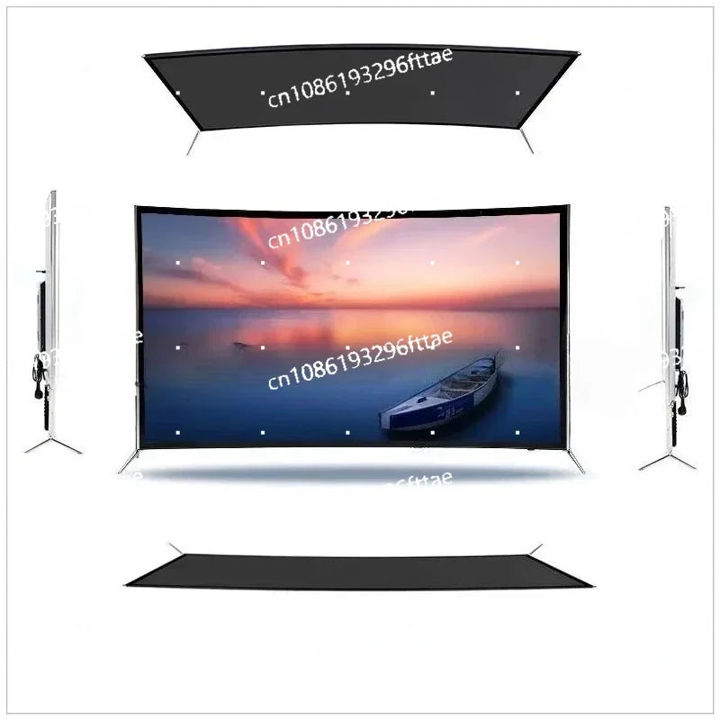 32 43 50 55 60 70 75 Inch Large Size Full High Definition LED TV 4k Smart TV Led Smart Curved Surface