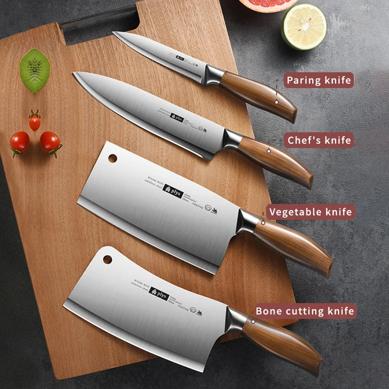Professional Kitchen Knife 4-piece set, home sharp cleaver,Multi-purpose