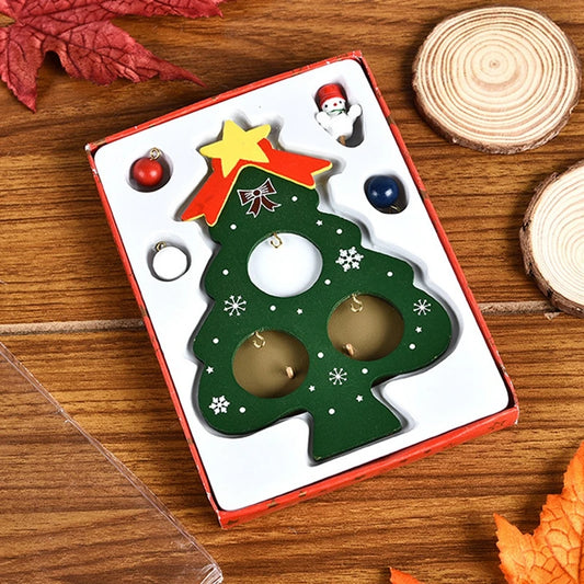 Wood Christmas Tree Decor 2026 Merry Christmas Party Decoration Office Desk Xmas Tree Ornament Xmas New Year Party Gifts Navidad