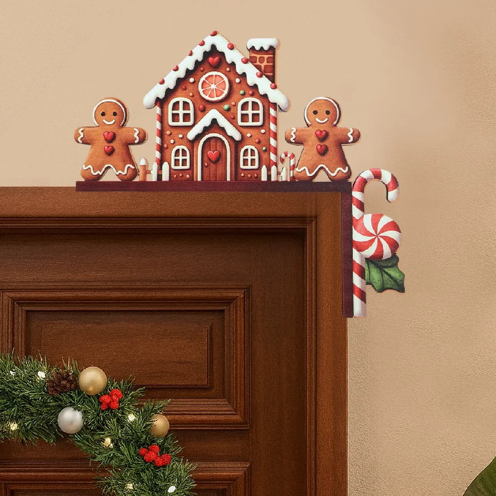 Christmas Wooden Ornament Christmas Party Decoration 2025 Xmas Santa Claus Snowman Pendants Navidad Natal New Year Gift 2026