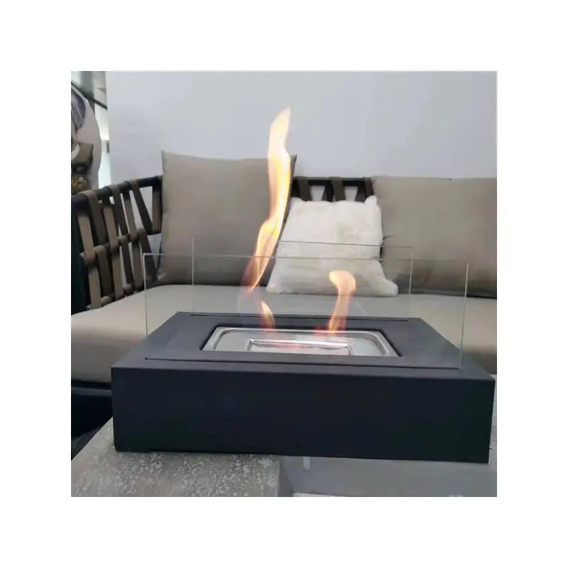 Portable Tabletop Smokeless Bio Ethanol Fireplace - Compact Fire Pit for Indoor and Outdoor Use