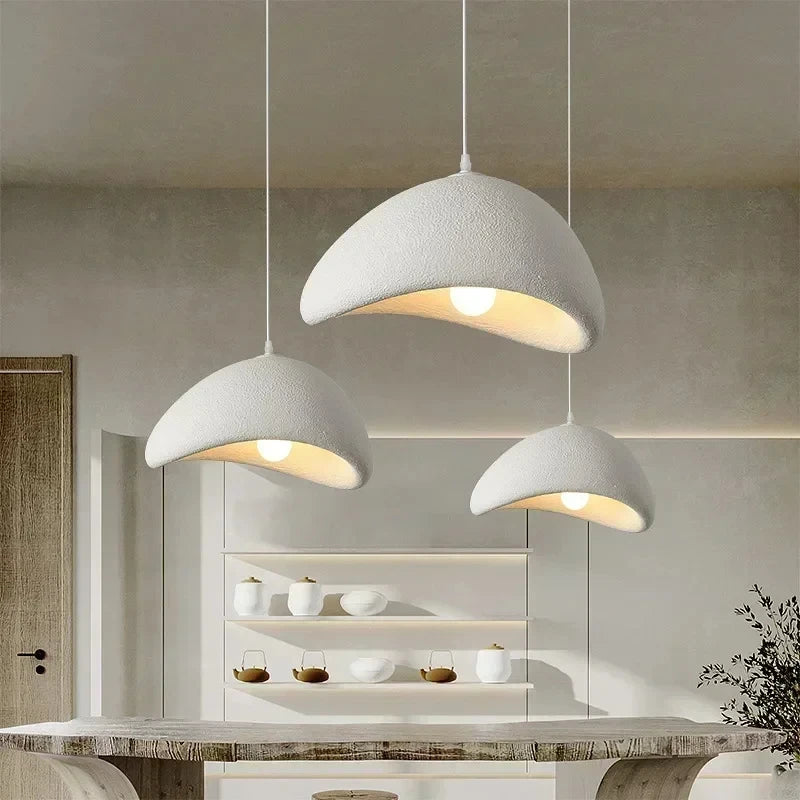 Nordic Wabi Sabi pendant light Modern LED Ceiling Chandeliers Hanging Lamp for Living Room Dining Bedroom Bar Home Decor Fixture