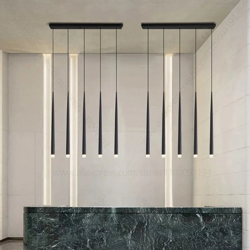 Modern Dining Room Chandelier Minimalist Design Living Room Kitchen Bedroom Light Study Cafe Led Bar Staircase Chandelier