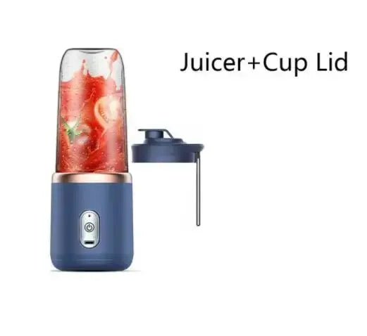 Portable Juicer Blender 400ml Electric Fruit Juicer USB Charging Cup Smoothie Blender Machine 2cups