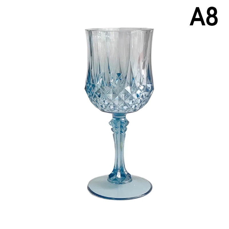 1Pcs Plastic Champagne Flutes Acrylic Champagne Glasses Wine Cups