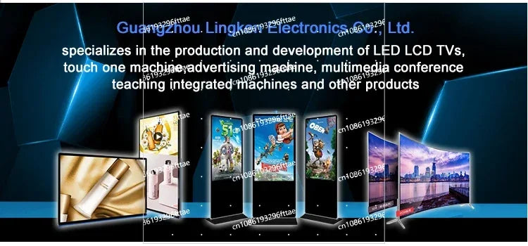 32 43 50 55 60 70 75 Inch Large Size Full High Definition LED TV 4k Smart TV Led Smart Curved Surface