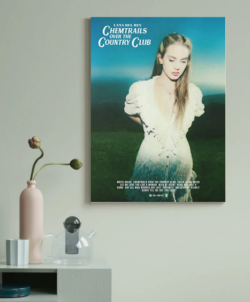 Lana Del Rey Hot Music Album Poster Canvas Painting Art Home Wall Decor Picture No Frame - Rap Hip Hop Posters For Living Room