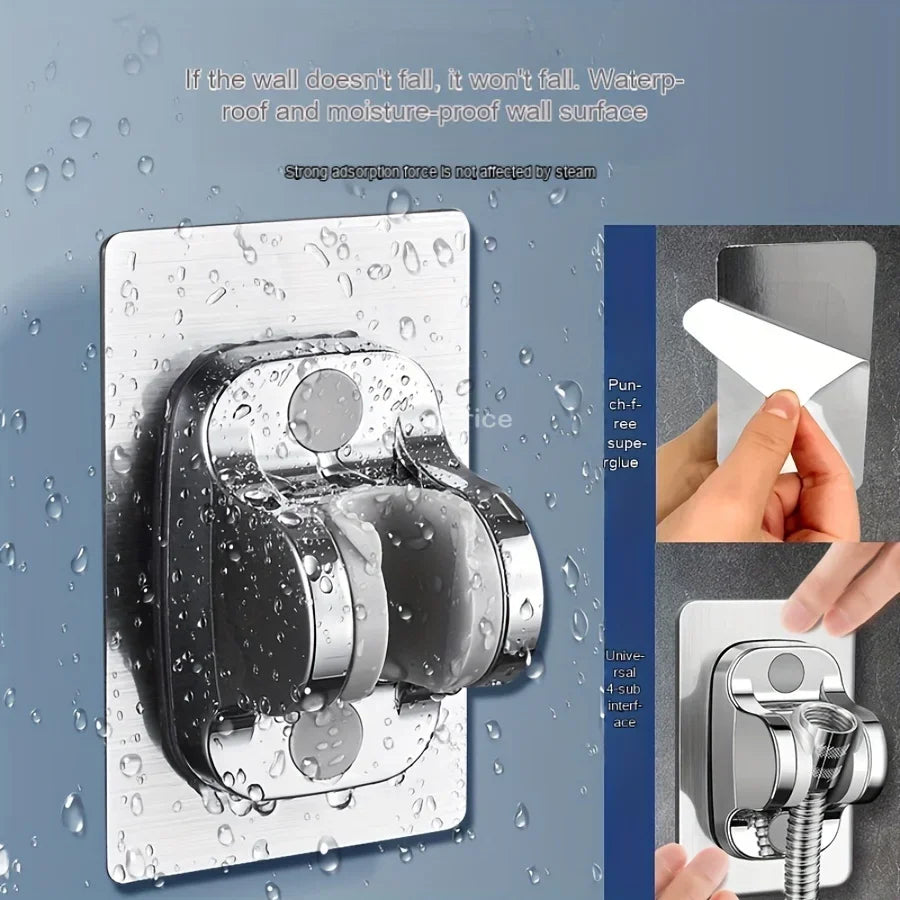 Bathroom Sink Faucet Head of A Shower High Pressure 5 Modes Adjustable with Hose Water Saving One-Key Stop Bathroom Accessories