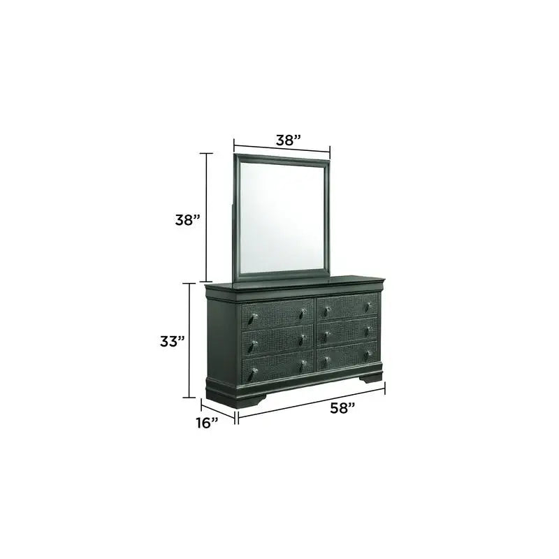 Modern 4-Piece Twin Bedroom Set with LED Headboard in Metallic Gray, Wood Construction, Stylish Design, Perfect for Any Room