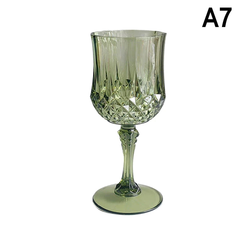 1Pcs Plastic Champagne Flutes Acrylic Champagne Glasses Wine Cups