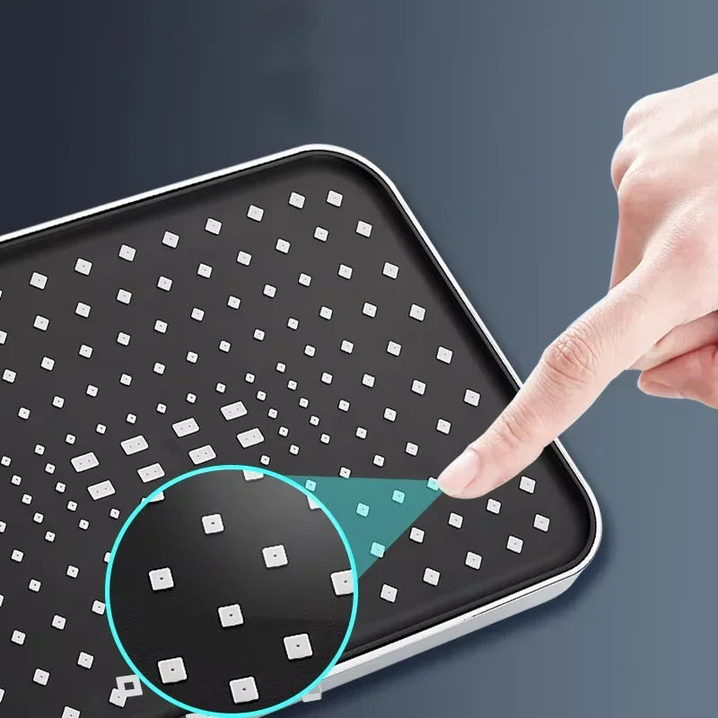 360 ° rotating water-saving shower head top spray pressurized shower head new 14 inch high-pressure shower head high flow