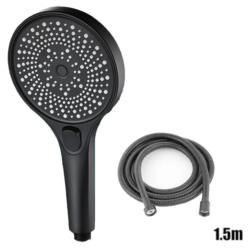 Large screen shower head 3-speed mode portable shower accessories bathroom supplies shower knob complete set