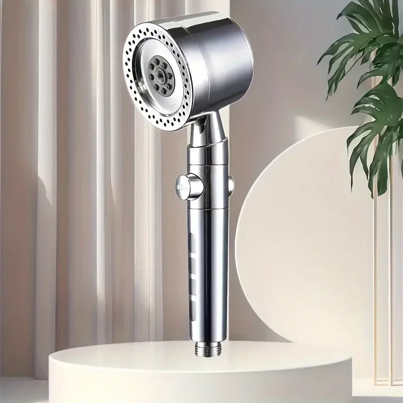 New High Pressure Water Saving Filter Shower Head 5 Modes Handheld Shower Head