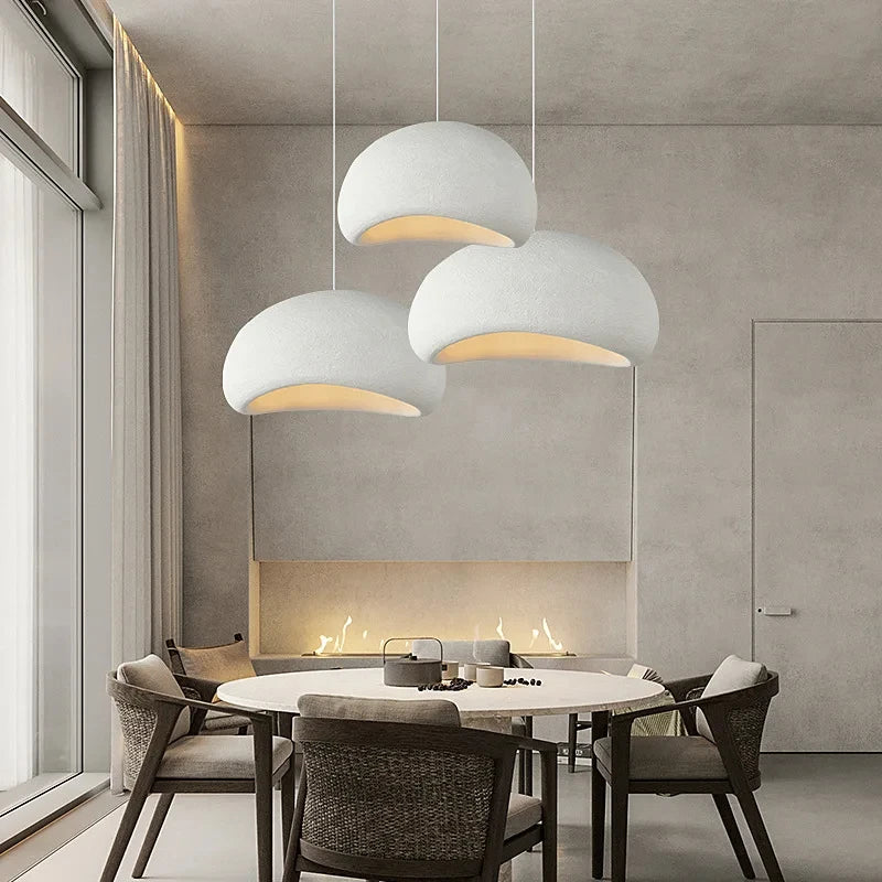 Nordic Wabi Sabi pendant light Modern LED Ceiling Chandeliers Hanging Lamp for Living Room Dining Bedroom Bar Home Decor Fixture