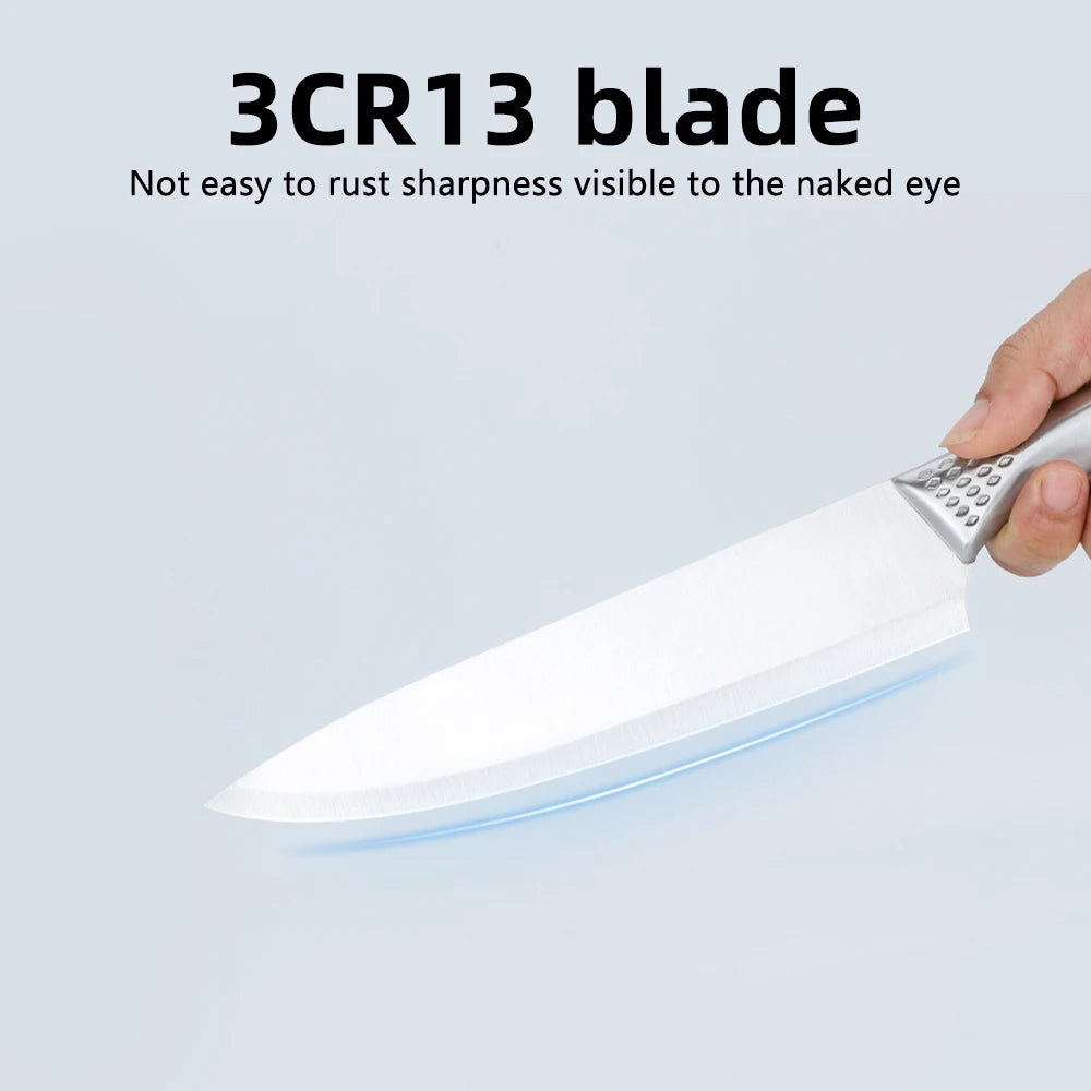 8pcs Kitchen Knives Set 3CR13 Stainless Steel Chef's Knife