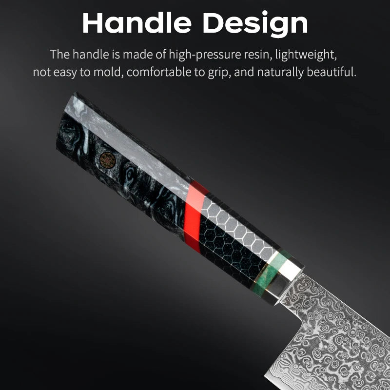 FINDKING 6.5 inch Cleaver Knife  Damascus Steel