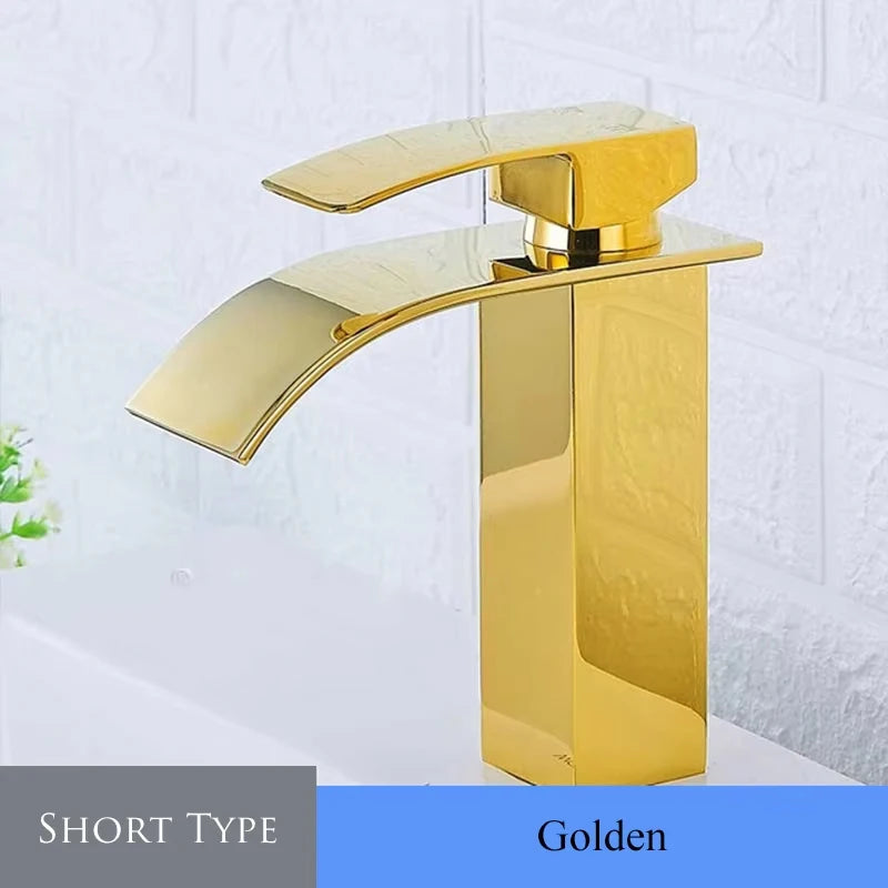 Bathroom sink Faucet Deck Mounted Basin Mixer Faucets Hot Cold Water Faucet Single Handle Washing Vessel Sink Taps Torneira