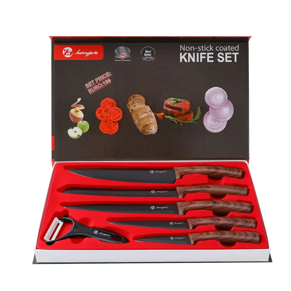 1-19 multi - functional knives, full - set silicone kitchenware, rust - proof kitchen knive,