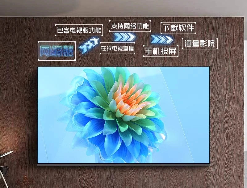 LCD TV 32 43 50 55 60 65 75 80 100 inch Flat Panel Internet Smart