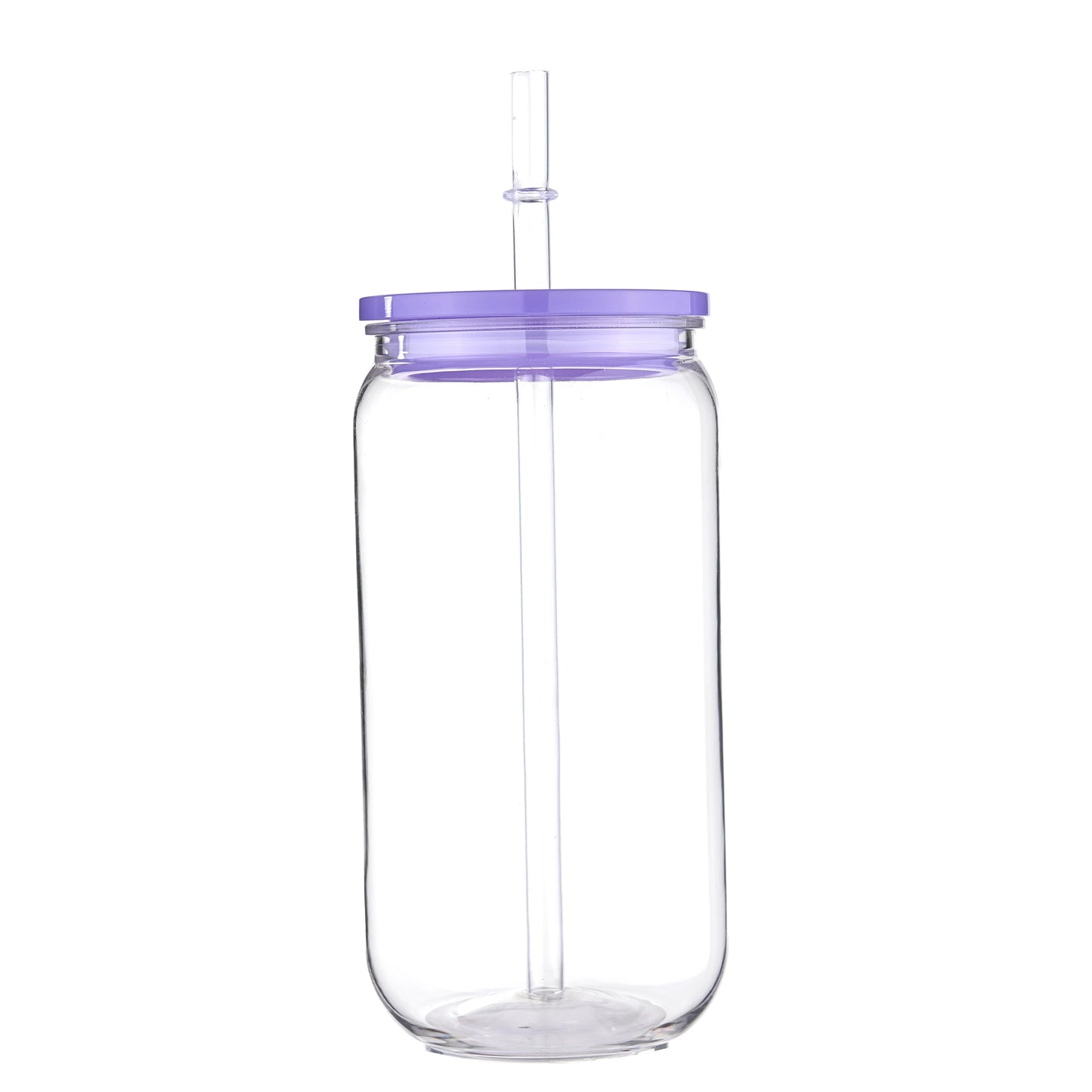 16oz PET Plastic Cups Equipped With Replaceable Colored Lid And Straw