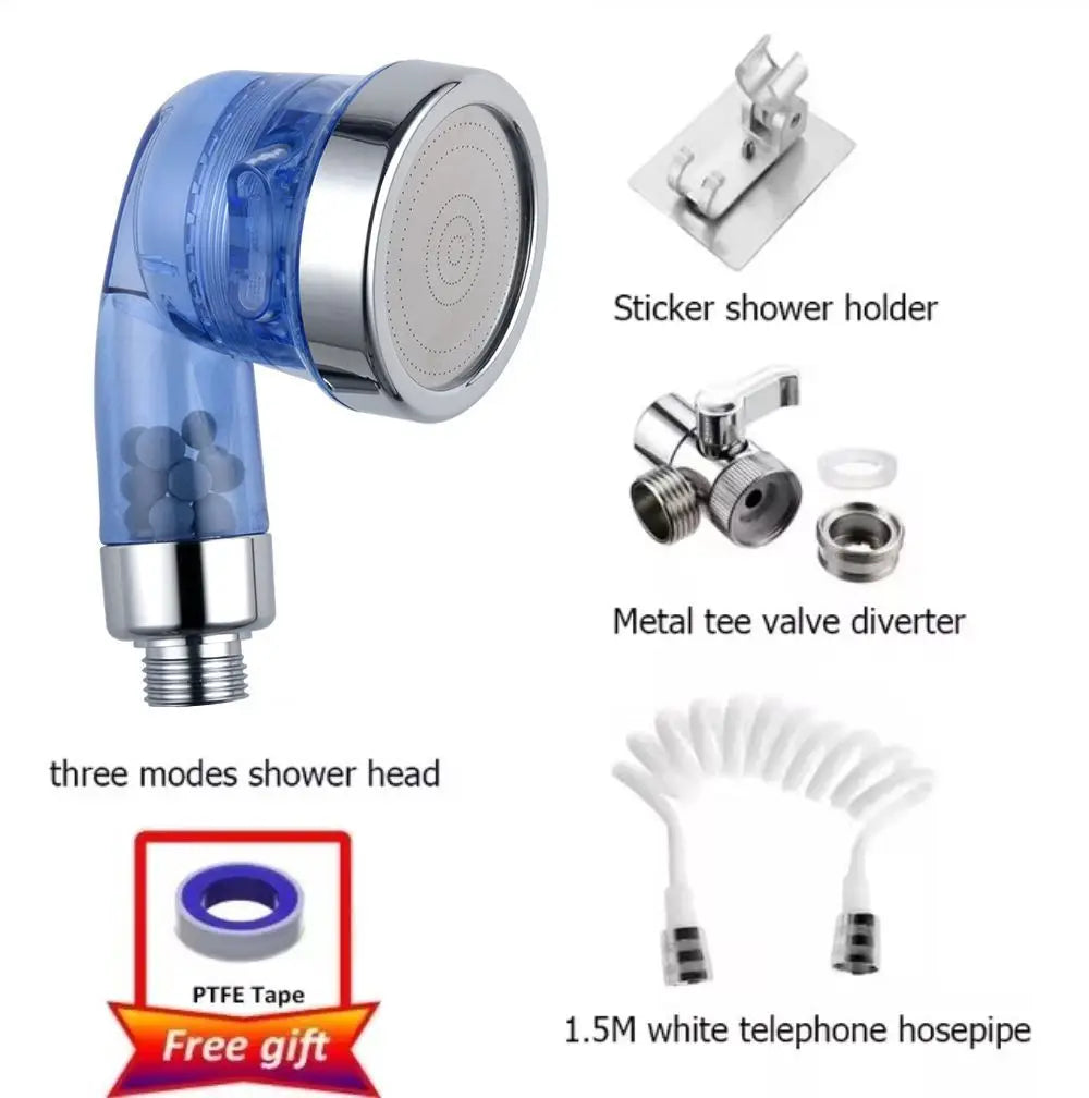 3 Mode Bidet Faucet External Shower Head Bathroom Kitchen Basin Tap Adapter Splitter Set Water Diversion Shower for Beauty Salon