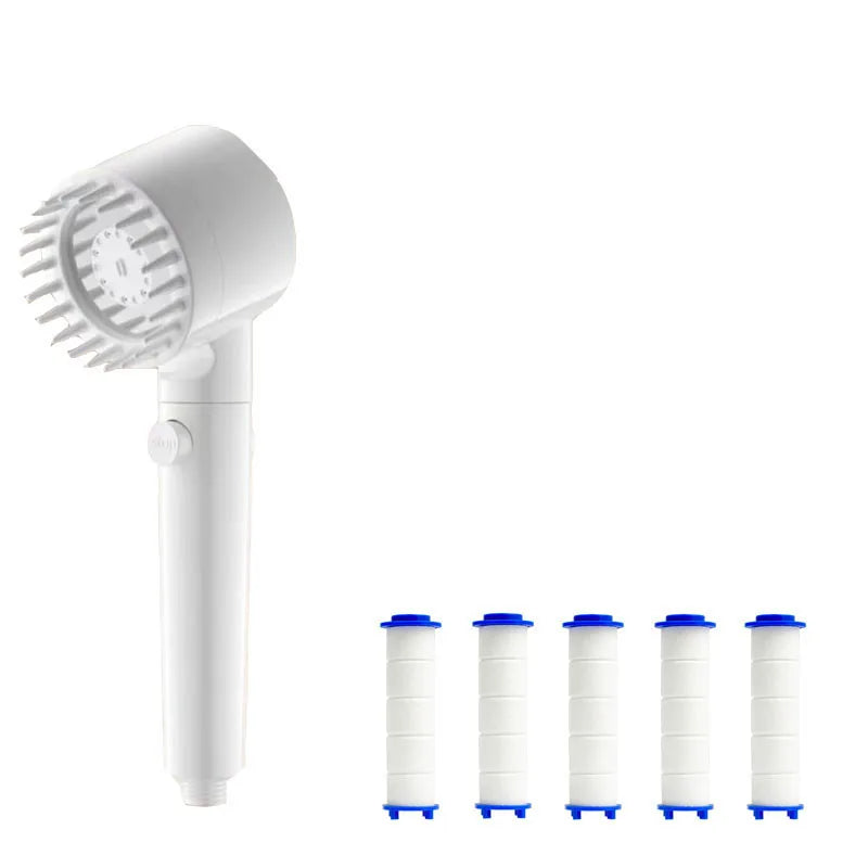 Three Speed Adjustment Bathroom Supplies Head Massage Portable Shower Filter Showers for Bathroom A